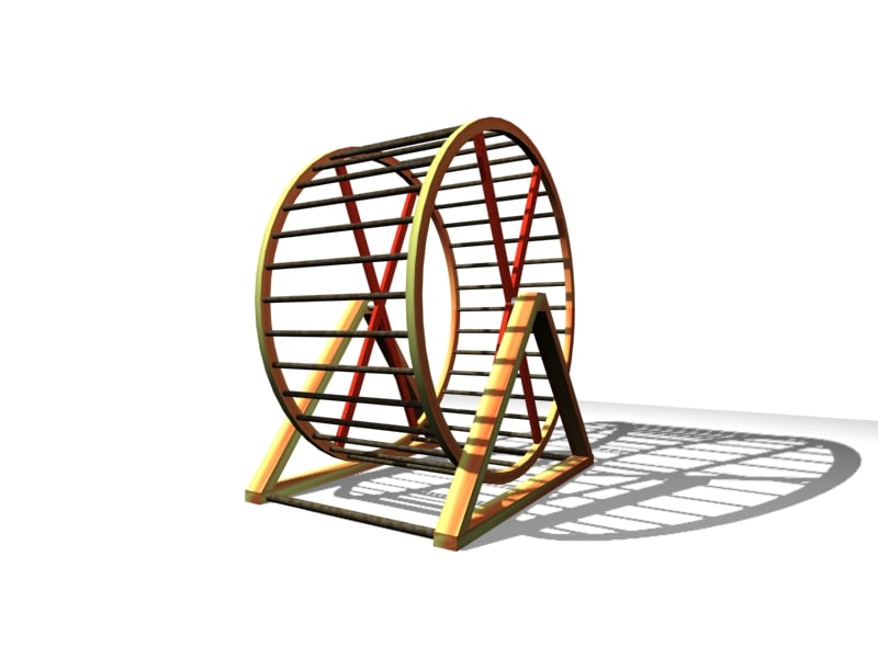 3d max hamster wheel